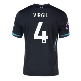 Liverpool Virgil van Dijk #4 Auswärtstrikot 2024-25 Kurzarm